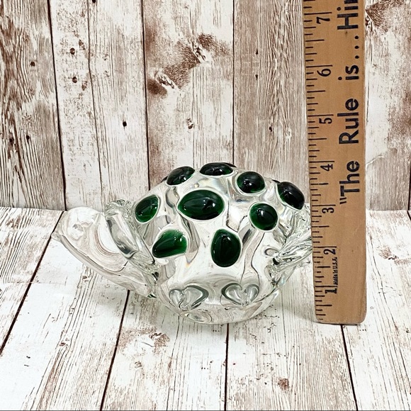 Vintage Mid Century Modern Murano Glass Tortoise Turtle Paperweight - Picture 9 of 16
